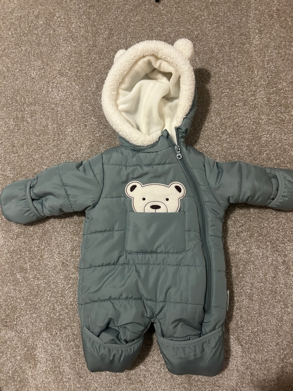 Wippette Baby Bear Hooded Bunting Snow Suit Coat